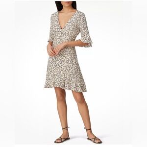 Cupcakes and cashmere Floral V-Neck Dress